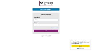 Login to your Account - SRG Careers