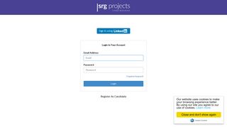 Login to your Account - SRG projects