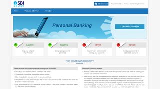 State Bank of India - Personal Banking - OnlineSBI