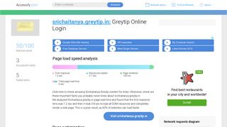 Access srichaitanya.greytip.in. Greytip Online Login