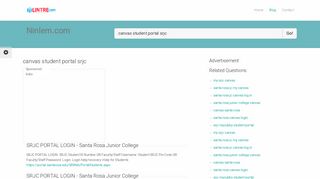 canvas student portal srjc - Ninlem.com