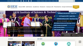 Welcome to SRM Institute of Science and Technology (formerly known ...