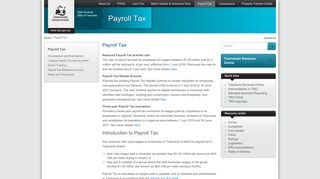 Payroll tax - State Revenue Office of Tasmania