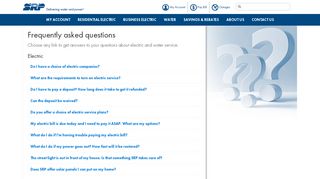SRP: Frequently asked questions