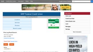 SRP Federal Credit Union - Credit Unions Online