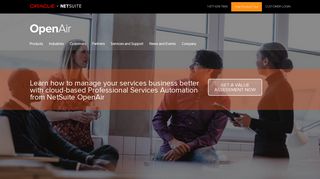 NetSuite OpenAir | Leading Cloud Based PSA Professional Services ...