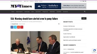 SSA: Warning should have alerted crew to pump failure - The Martha's ...