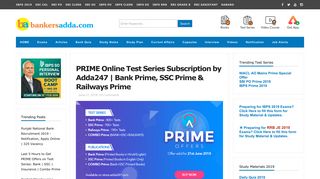 PRIME Online Test Series Subscription by Adda247 ... - Bankers Adda