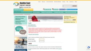 Sunshine Coast Credit Union - Online Banking