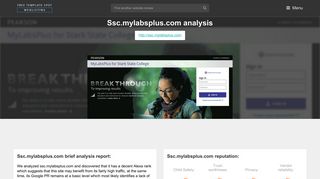 Ssc My Labs Plus. MyLabsPlus | Pearson - Popular Website Reviews
