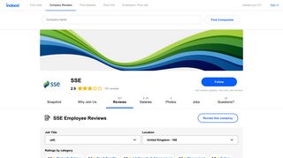 Working at SSE: 168 Reviews | Indeed.co.uk