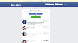 Harmony Sse Profiles | Facebook