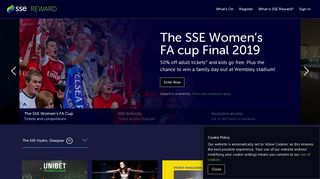 The SSE Hydro Events | SSE Reward