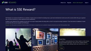 Get advance concert tickets and more with SSE Reward.
