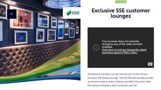 SSE Reward Exclusive SSE customer lounges - SSE Sponsorships