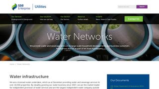 Water networks | SSE Enterprise