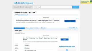 ssenet.co.uk at WI. ssenet Login - Website Informer