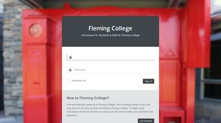 myCampus Portal Login - for Students & Staff at Fleming College