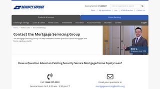 Account Servicing | Security Service