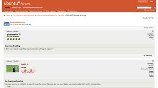 [SOLVED] live view of ssh log - Ubuntu Forums
