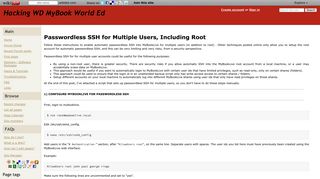 Passwordless SSH for Multiple Users, Including Root - Hacking WD ...