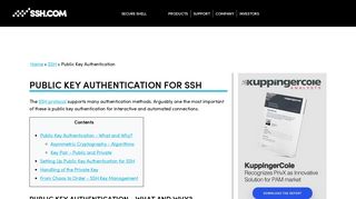 What is SSH Public Key Authentication - How to configure? | SSH.COM