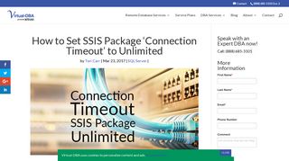 How to Set SSIS Package 'Connection Timeout' to Unlimited
