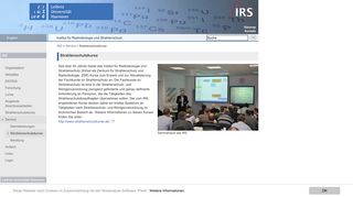 Radiation protection courses - IRS - Leibniz Universität Hannover