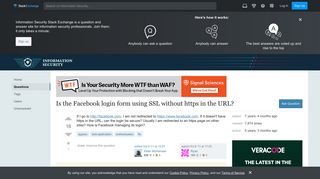 appsec - Is the Facebook login form using SSL without https in the ...