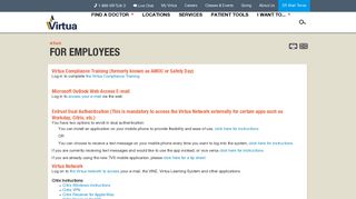 For Employees - Virtua
