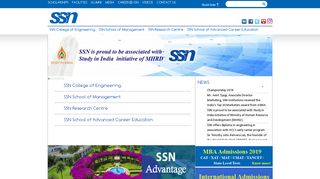 SSN Institutions