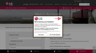 LG MyLG Account | LG U.S.A