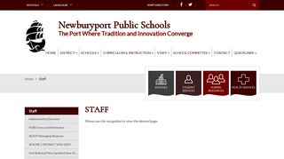 Newburyport Public Schools - Staff