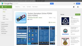 Sistem Semakan Online PDRM (SSO PDRM) – Apps on Google Play
