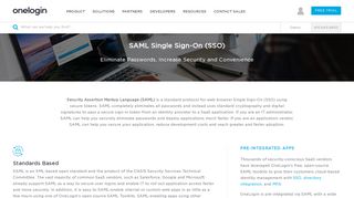 SAML Single Sign-On Solutions - SAML SSO Identity Provider, SAML ...