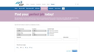 Job Search at SSP | SSP Careers