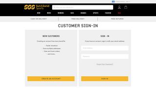 Customer Login | SSS