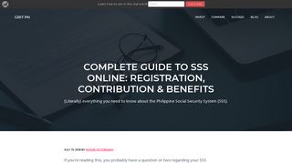Complete Guide to SSS Online: Registration, Contribution & Benefits ...