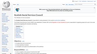 Scottish Social Services Council - Wikipedia