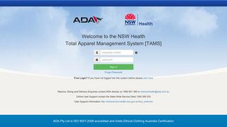 NSW-HSS - ADA Systems