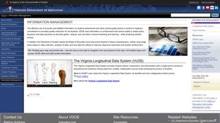VDOE :: Information Management - Virginia Department of Education