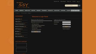 SSY - WebShop - Sign in