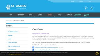 Cash Draw - St Agnes' Credit Union