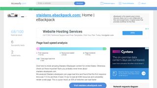 Access staidans.ebackpack.com. Home | eBackpack