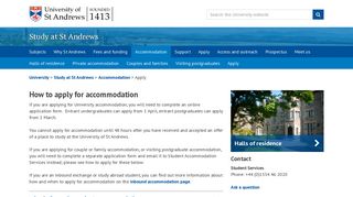 Apply | University of St Andrews