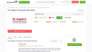 ST. ANGELO'S COMPUTER EDUCATION Reviews | Address | Phone ...