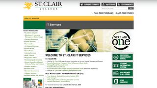 IT Services - St. Clair College