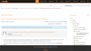 Moodle in English: How to Integrate WordPress and WooCommence with ...