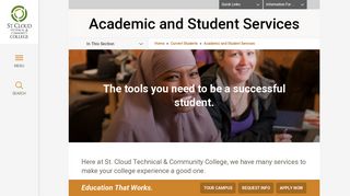 Academic and Student Services | St. Cloud Technical Community ...
