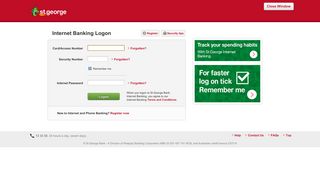 St.George Internet Banking - Logon - St.George Bank